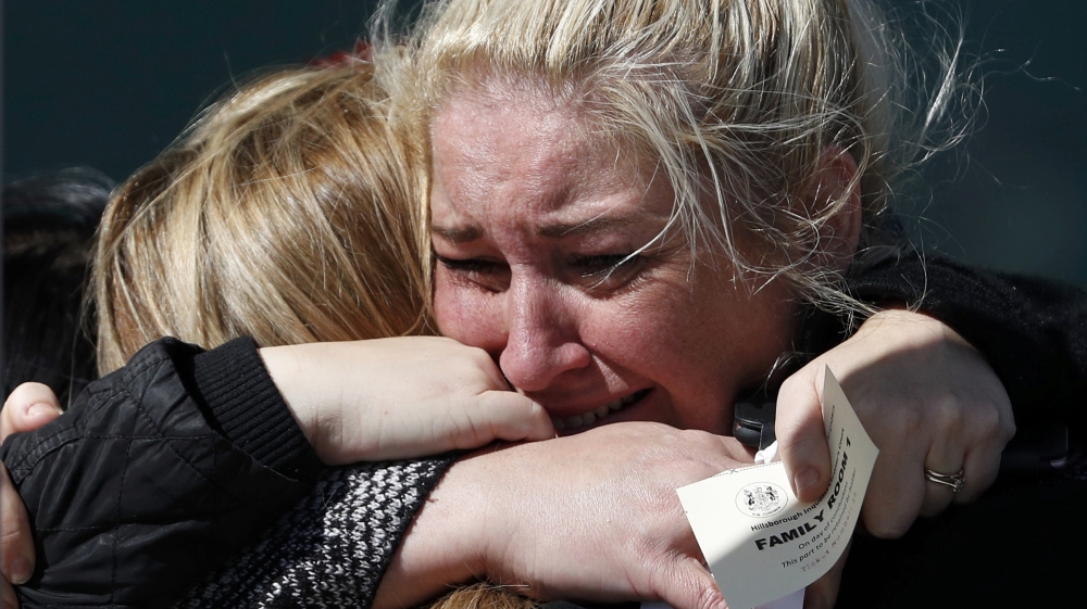 After a 27-year wait, the court in Warrington absolved Liverpool fans of any role in the Hillsborough disaster [Reuters]