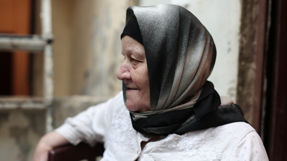 'We fled one war only to find another,' says Nasr  [Dylon Collins /Al Jazeera]