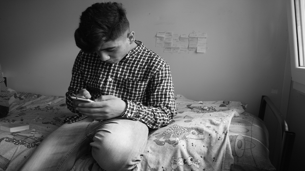 'I miss my parents - that's what I miss,' Hamouda said [  Caelainn Hogan/Al Jazeera] 