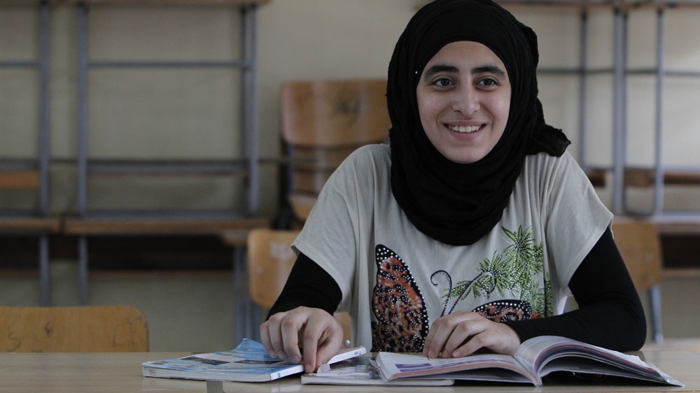 Palestinian refugee Batoul Hatem Abou Shakra