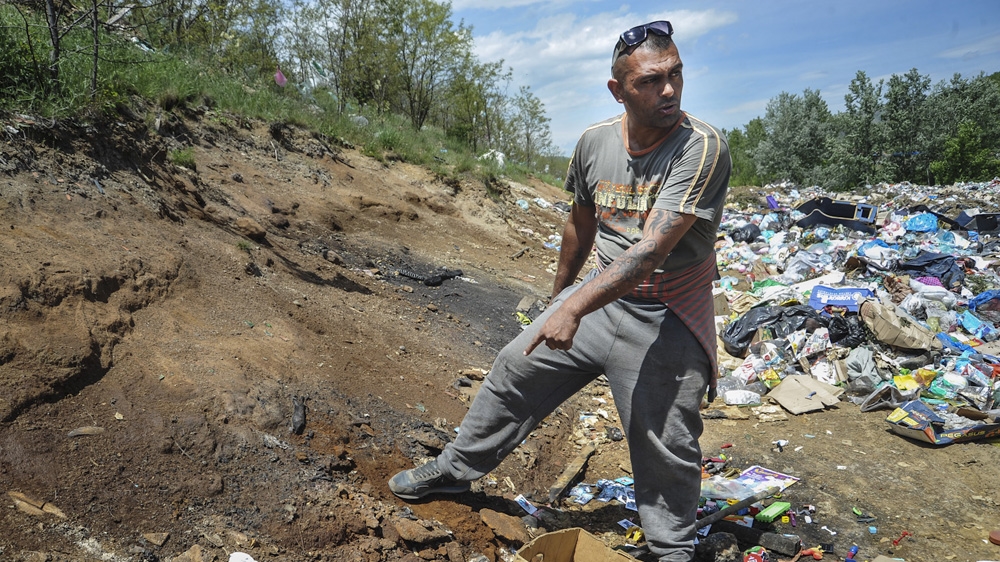 'This is poison,' Haziri says [Atdhe Mulla/Al Jazeera] 