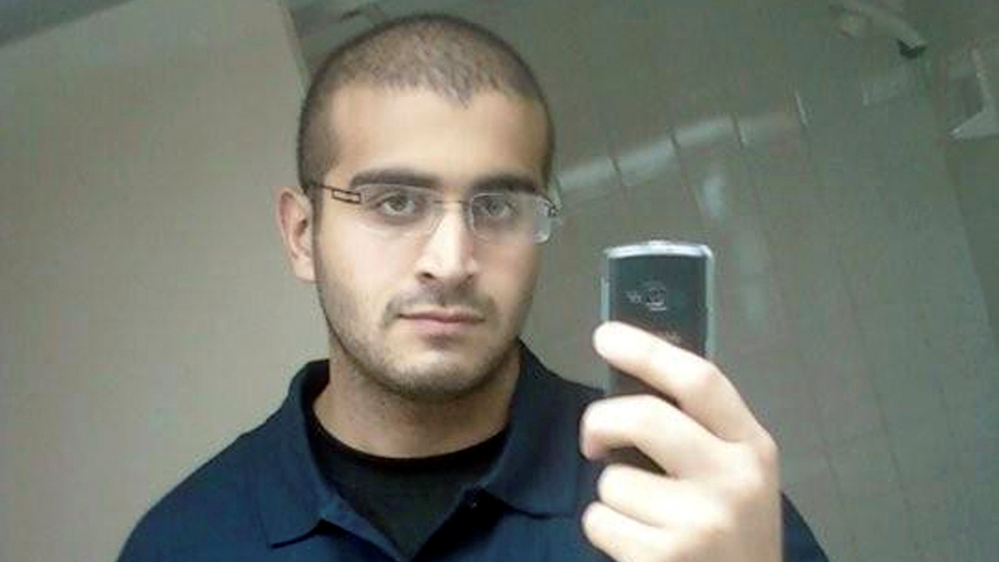 Undated photo from a social media account of Omar Mateen