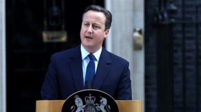 British Prime Minister David Cameron resigns [Getty]