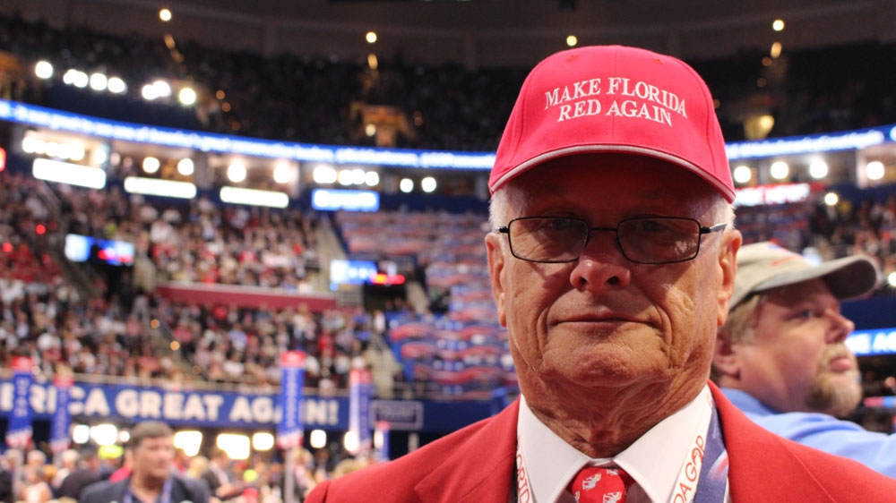 Delegate to the Republican Party Convention in Cleveland, Ohio [Anar Virji/Al Jazeera]