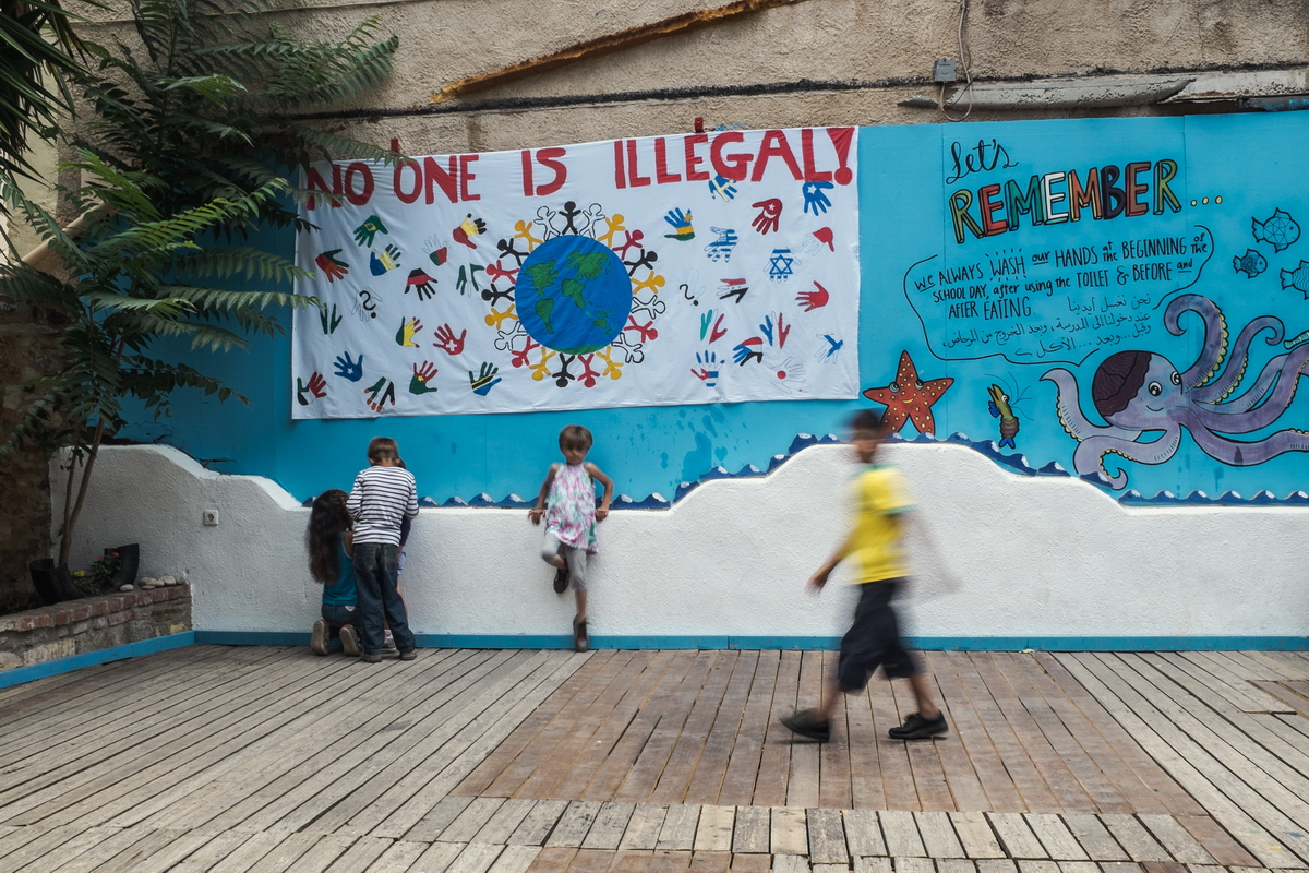 Chios refugee school