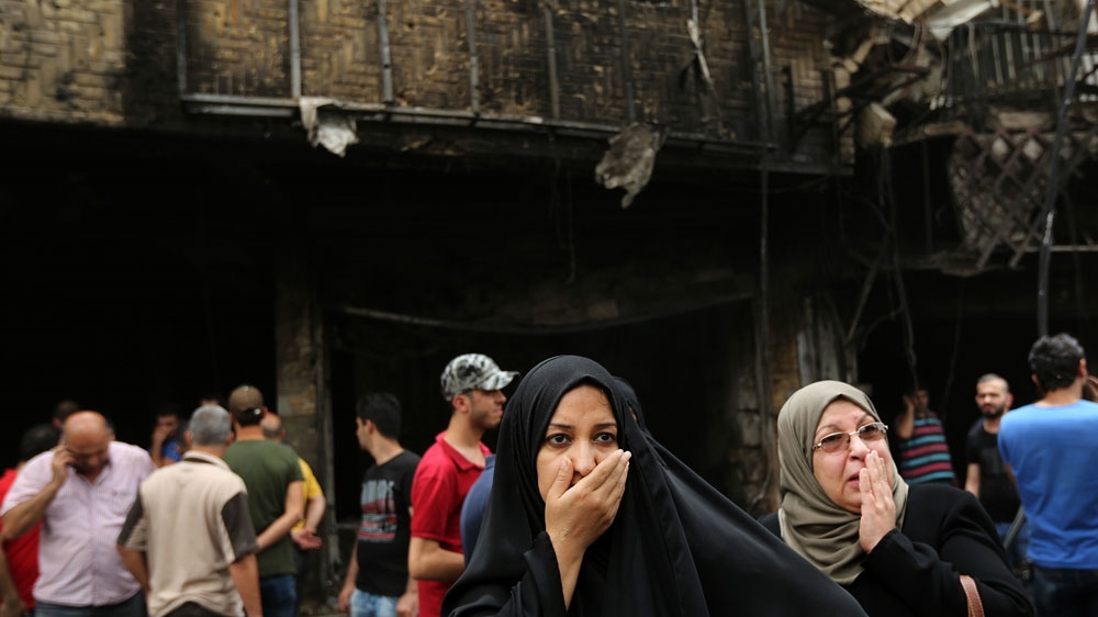 The blast took place when the streets were filled with young people and families out after sunset  [Hadi Mizban/The Associated Press]