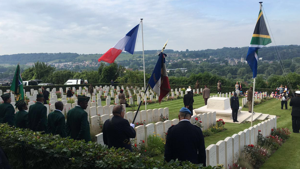 South African soldiers in France