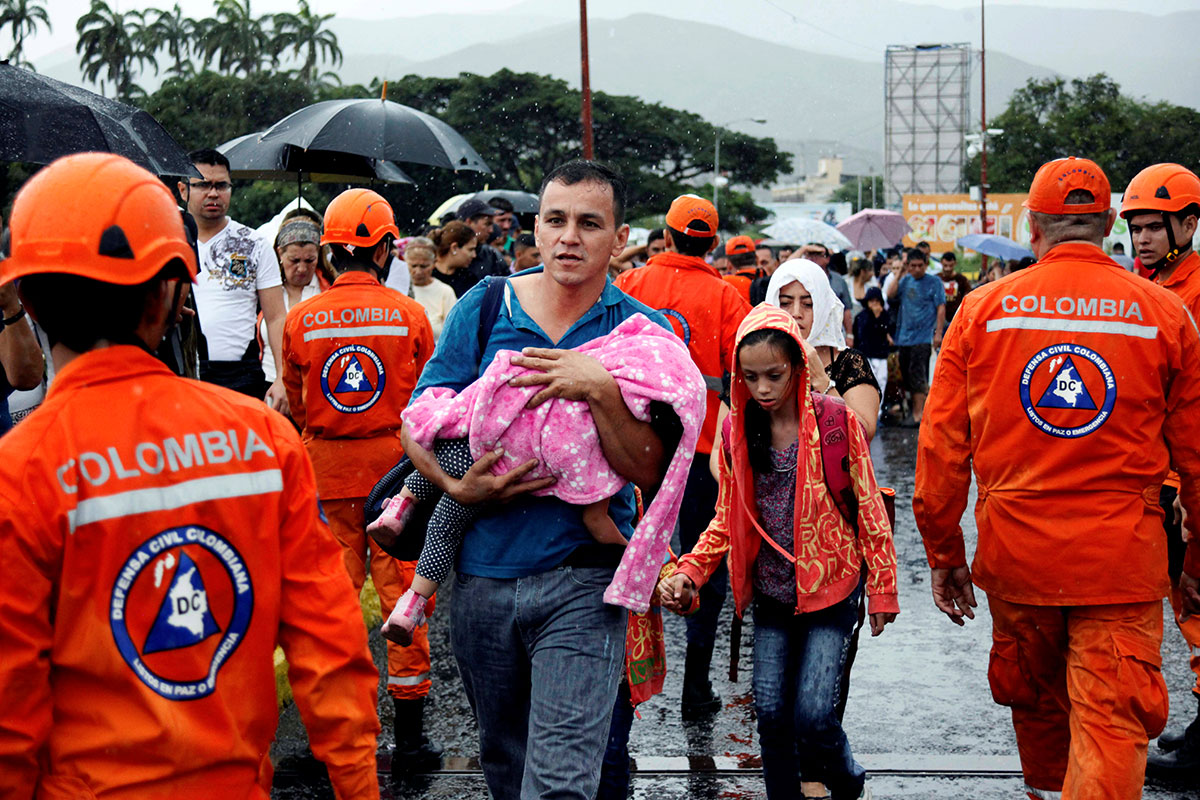 Venezuelans crossed to Colombia to buy supplies