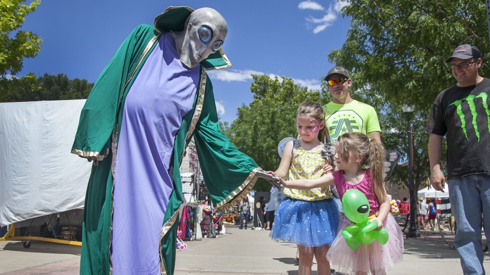 'It's like Mardi Gras, but with aliens,' says Janet Jones, proprietor of the Roswell Space Center [Gabriela Campos/Al Jazeera]