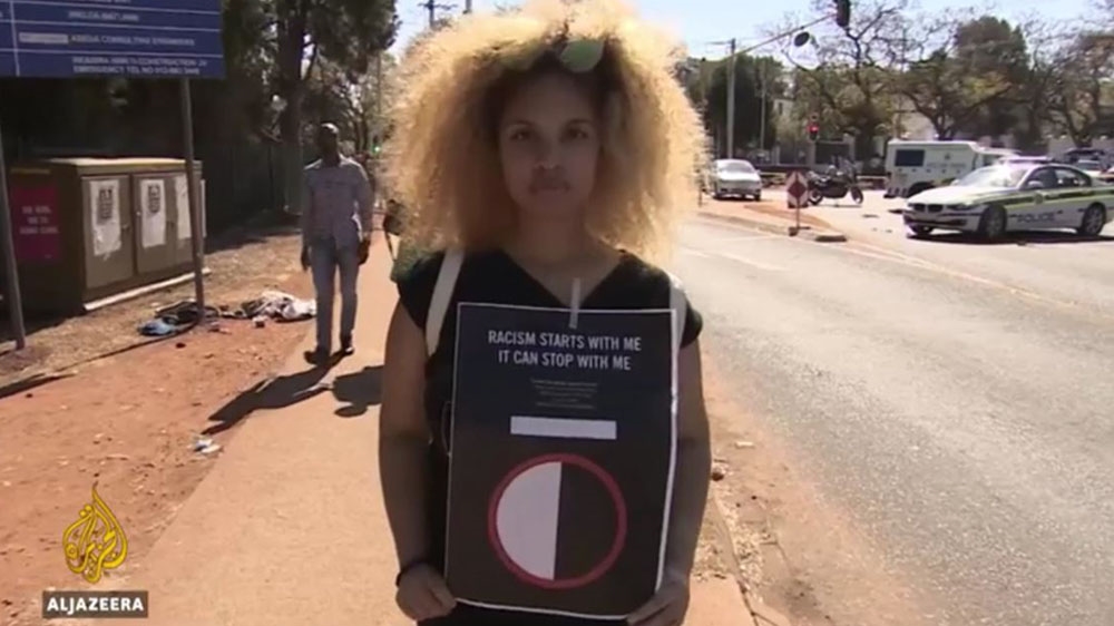black girls protest racism at school south africa pretoria