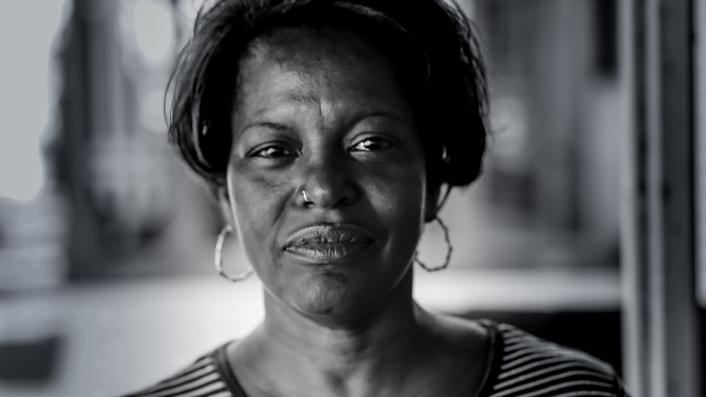 More than 15 years ago, Robin Brown's four-year-old daughter had to be hospitalised because she had dangerous levels of lead in her blood [Josh Rushing/Al Jazeera]