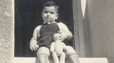 Grunbaum said his wife became suspicious that there were no photos of his birth or a birth certificate [Courtesy of Gil Grunbaum] 