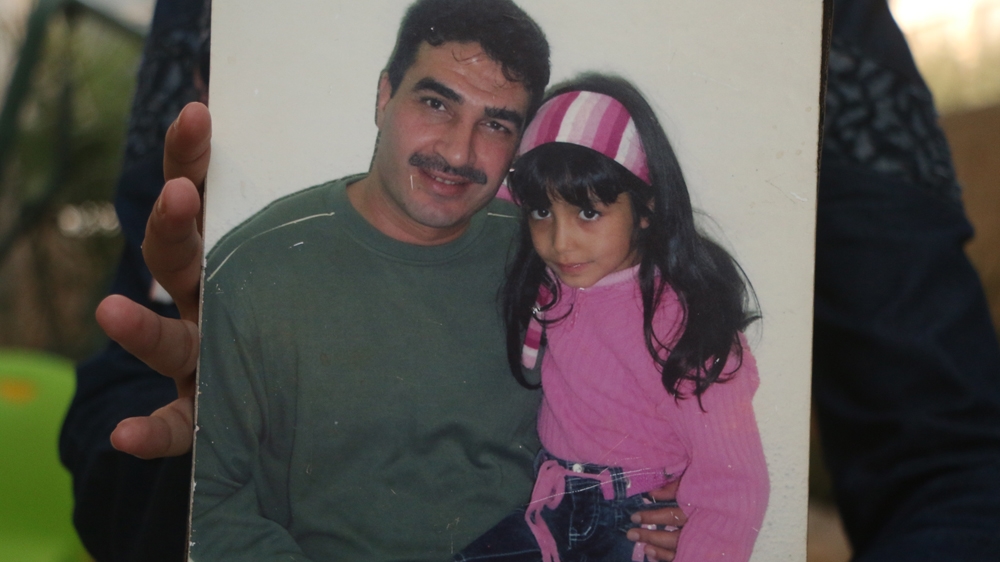 This photo was taken the first time Yara met her father, when she was only six years old [Ylenia Gostoli/Al Jazeera]