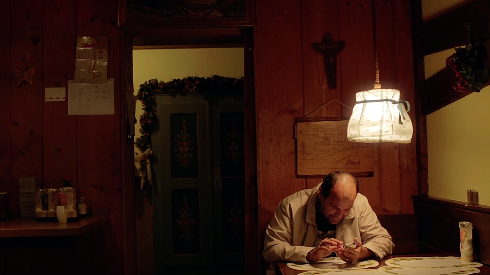 Abdul Razzak, from Syria, spent much of his time at Cafe Waldluft trying to bring his family to Germany from Jordan [Matthias Kossmehl]