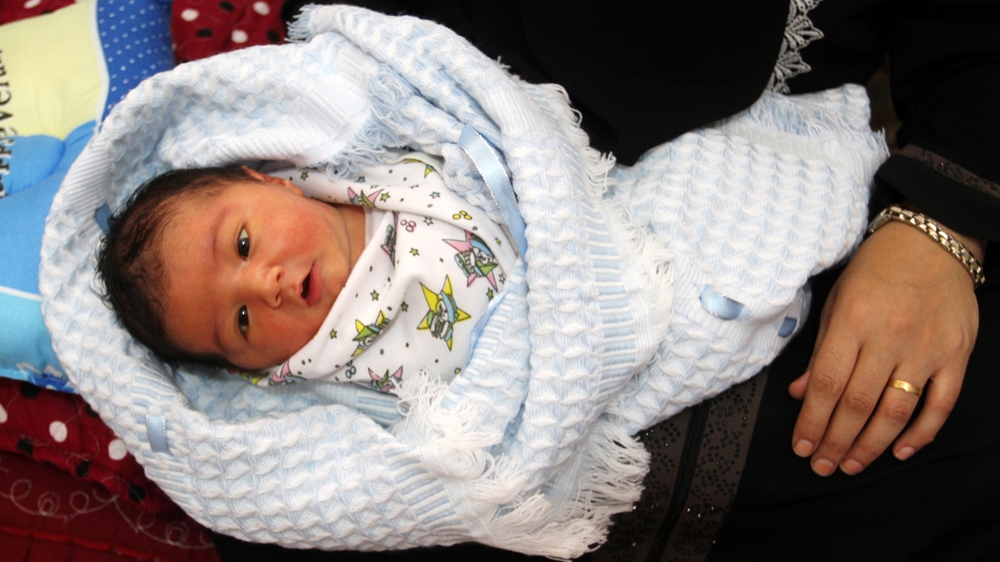 Gaza two millionth birth