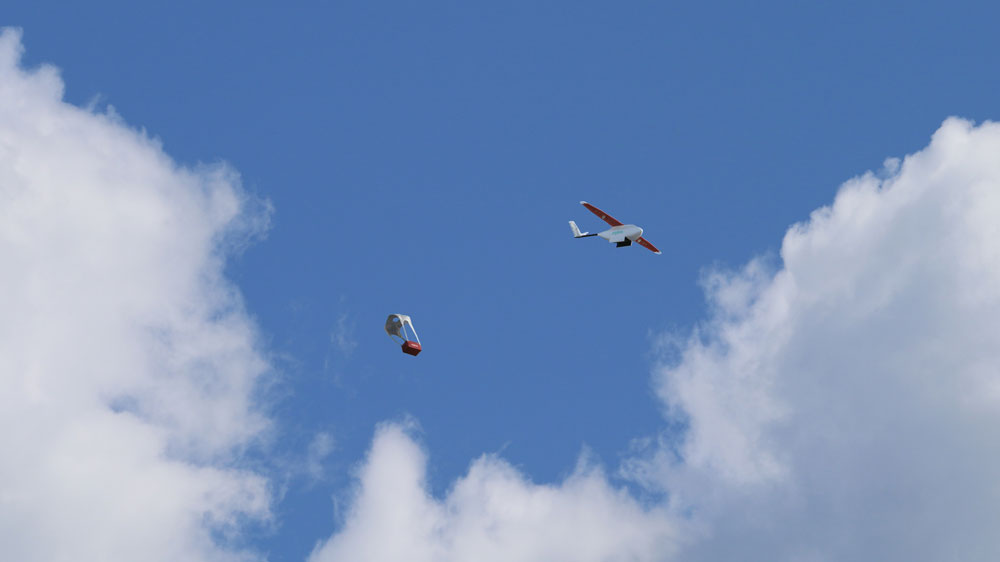 The Ziplines can carry vaccines, medicine, or blood to destinations within 30 minutes [Zipline]