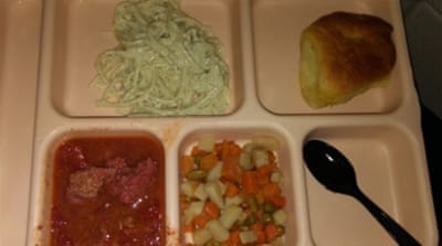 Bennu Hannibal Ra-Sun says he isn't allowed to supplement these meals with anything from the commissary [Photo courtesy of Bennu Hannibal Ra-Sun]