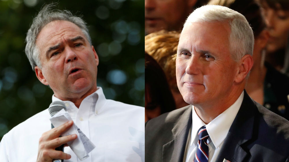 Tim Kaine, Mike Pence