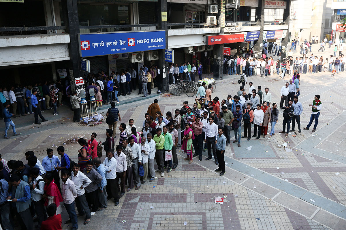 Demonetisation in India [Showkat Shafi/Al Jazeera]