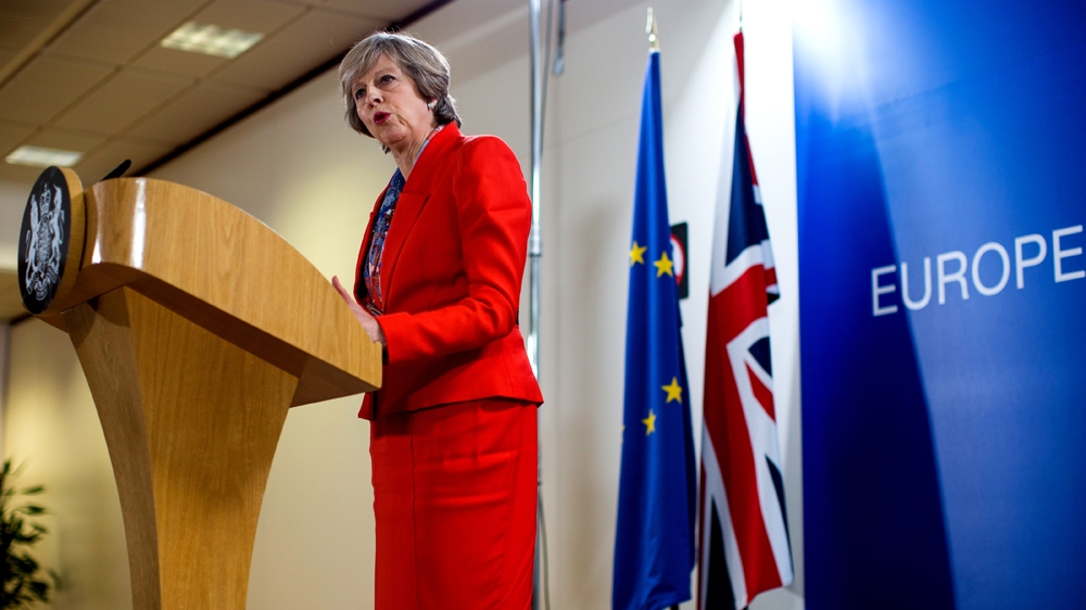 Theressa May Attends Her First EU Council Meeting As British Prime Minister
