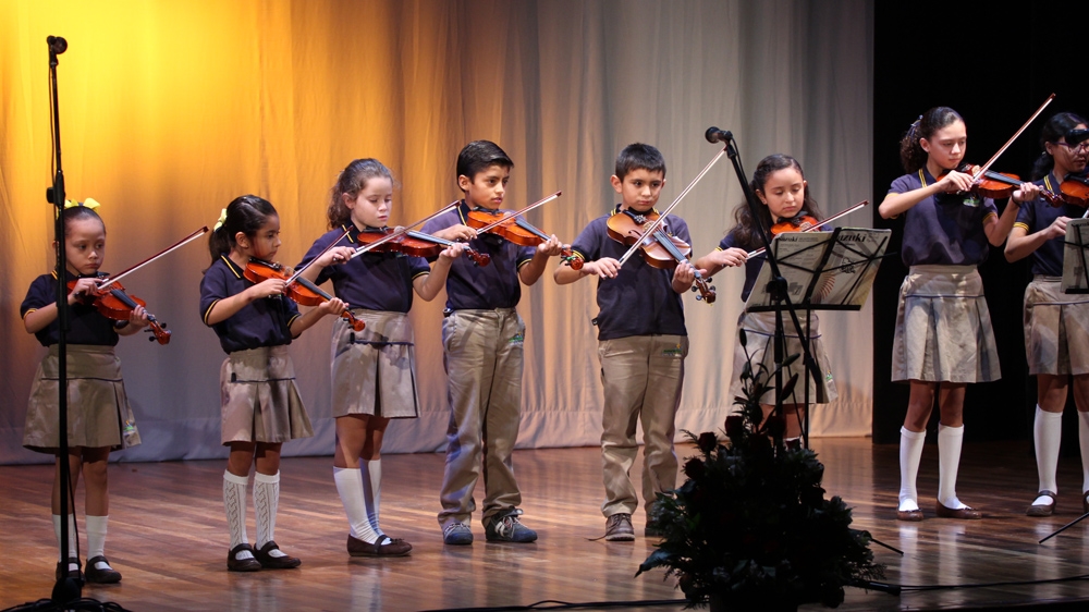 In Colegio Valle de Filadelfia, the curriculum is more rigorous as children as young as three are taught to read [Al Jazeera]