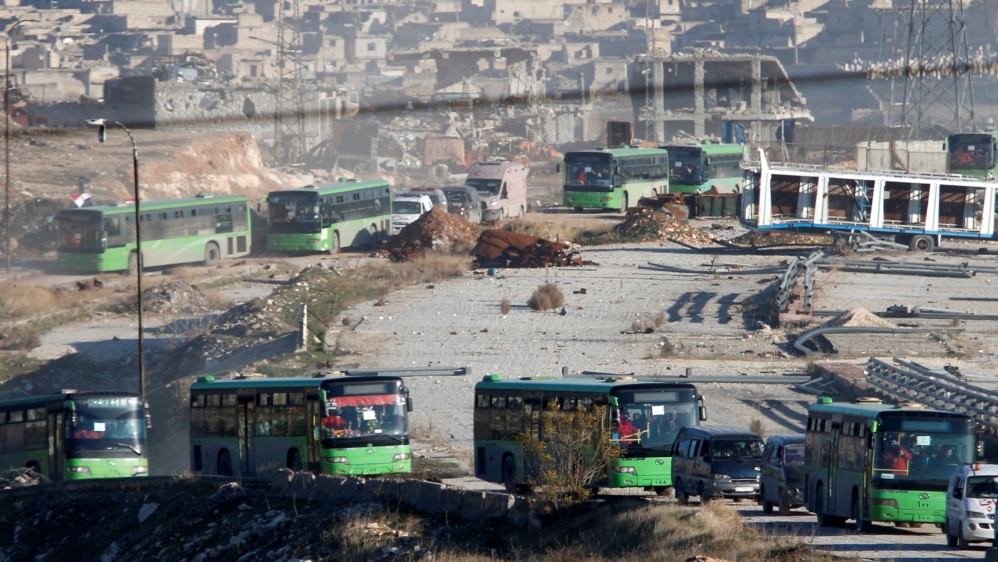 aleppo evacuation buses