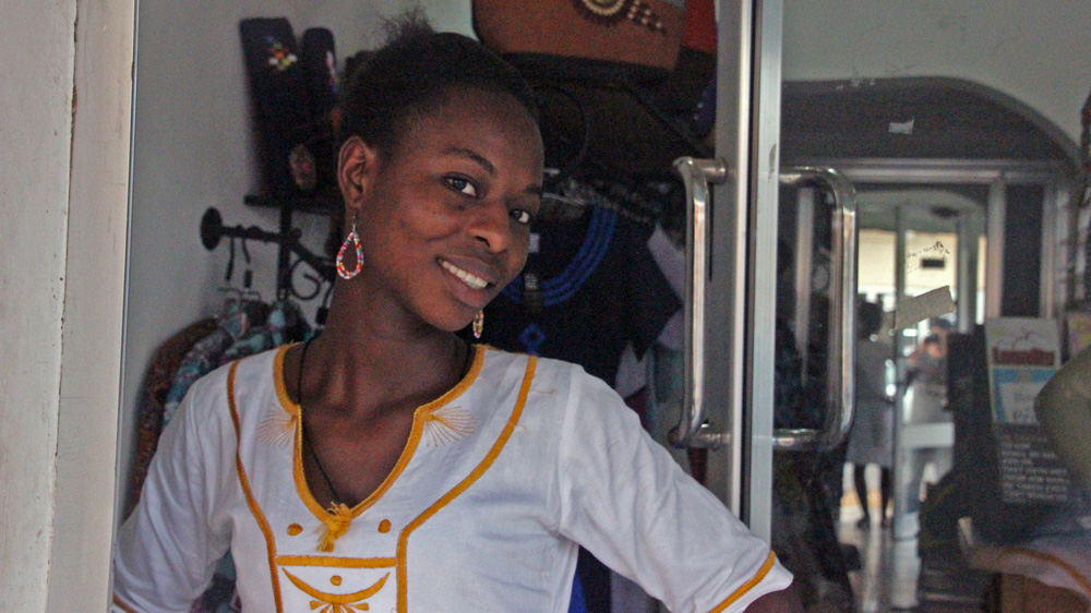 Dora Amankwah, 22, sales representative [Brennan Weiss/Al Jazeera]