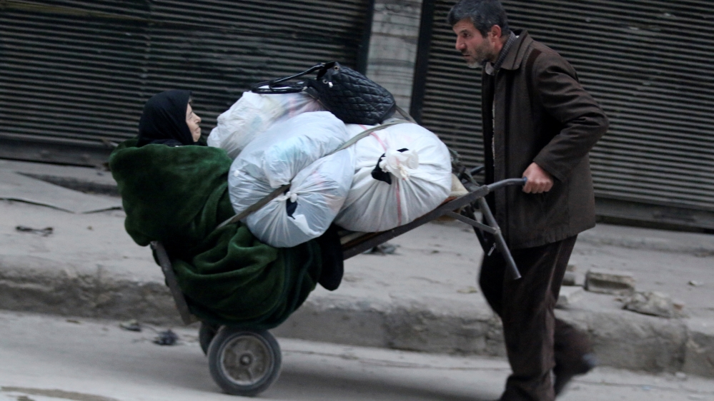 Tens of thousands of people remain in rebel-held areas of Aleppo [Reuters]