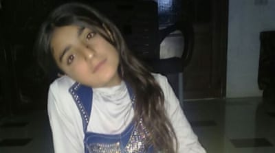 Renad Da'ef, 13, was killed in the Haas attack [Courtesy of Khaled Da'ef/ Al Jazeera]