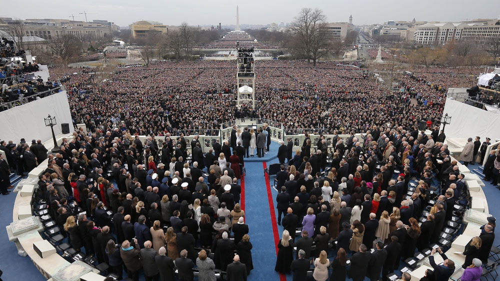 US Capitol on Donald Trump's inauguration day [Reuters]