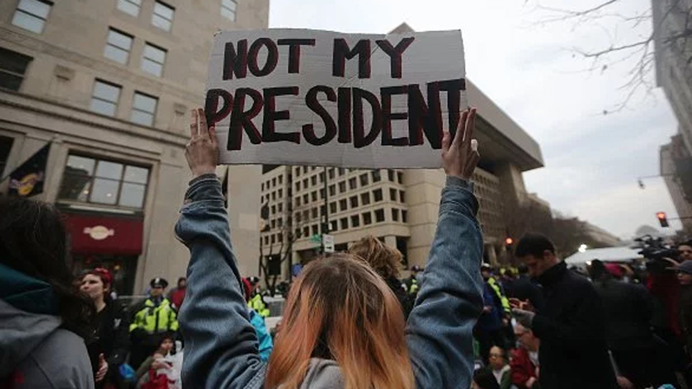 Police allegedly used excessive force against protesters in the US capital [Getty Images]