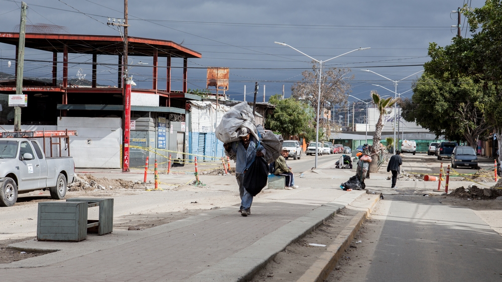 A number of migrant shelters can be found in Zona Norte, known as the red light district of Tijuana and a hotbed for criminal and gang activity   [Jessica Chou/Al Jazeera]  