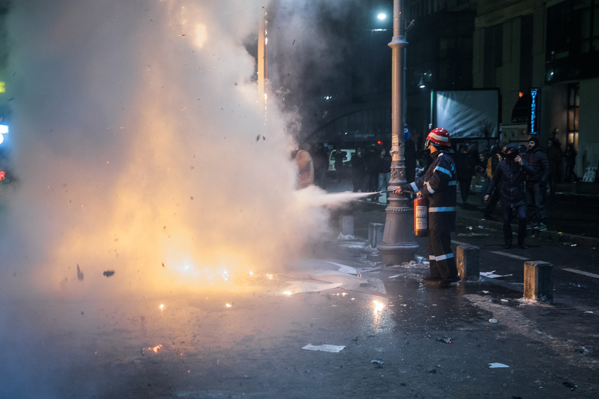 Romanian Protests 020- DO NOT USE - RESTRICTED