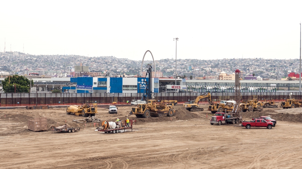 Tijuana and the US wall along the border as seen from San Ysidro, California [  Jessica Chou/Al Jazeera]  