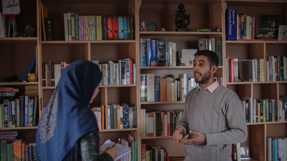 Gaza’s English library