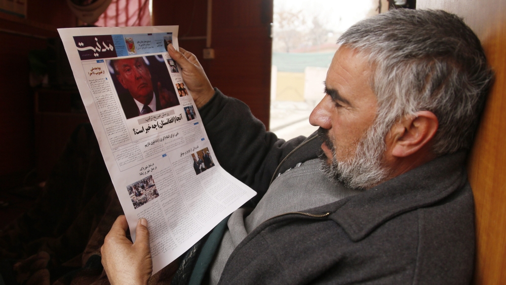 US Presidential Inauguration reactions in Afghanistan