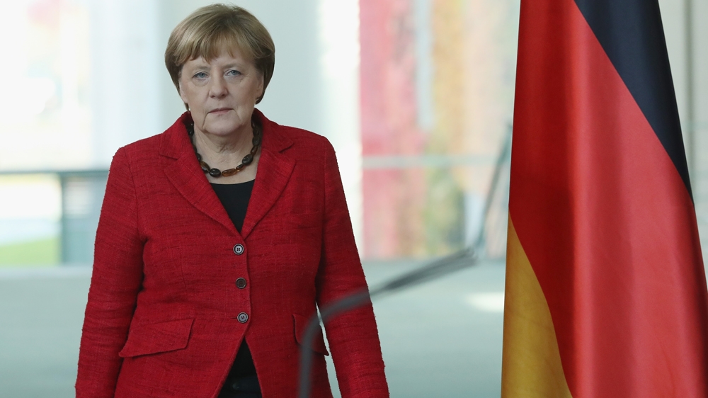 Angela Merkel Gives Statement Following Trump Election Victory