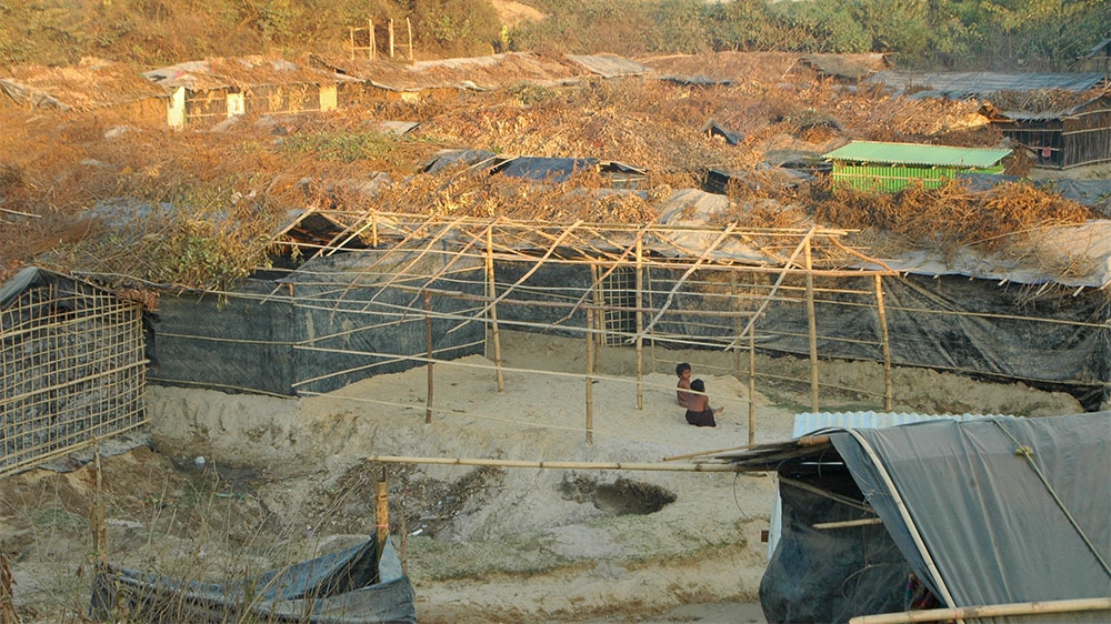 More than 90,000 Rohingya Muslims have fled Myanmar since October [  Naushad Ali Husein  /Al Jazeera]