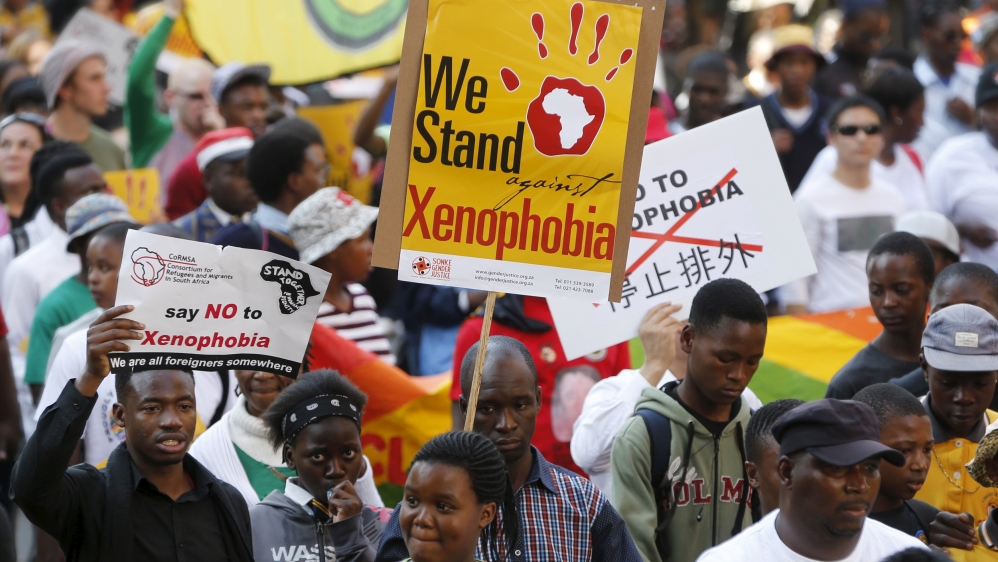Zimbabweans returning from South Africa face the challenge of rebuilding their livelihoods after fleeing anti-immigrant hostility and violence [Mike Hutchings/Reuters]