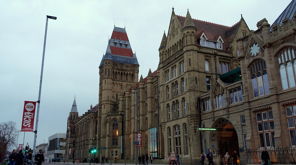 The University of Manchester said it was not trying to censor pro-Palestinian activists [Shafik Mandhai/Al Jazeera]