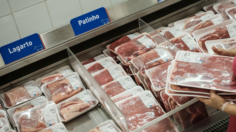 BRAZIL - ECONOMY - FOOD - SUPERMARKET - BEEF