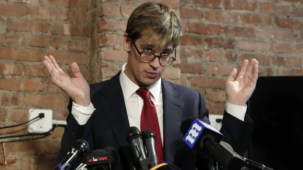 Breitbart senior editor Milo Yiannopoulos resigns
