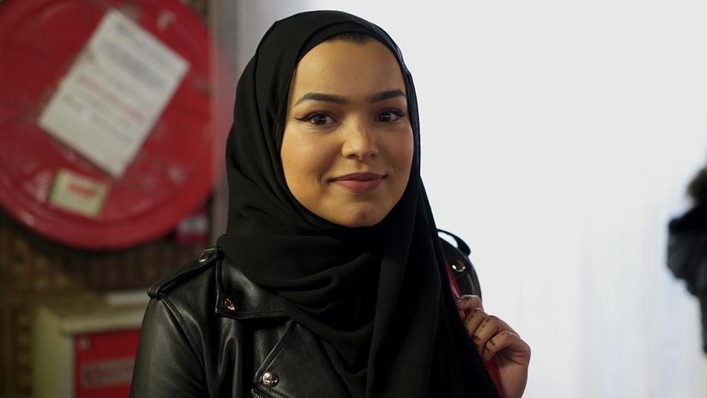 Dounia will cast blank ballot in first round but vote against Le Pen if she makes the run-off [Shafik Mandhai/Al Jazeera]