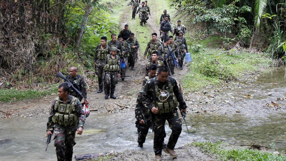 Military offensive against the Abu Sayyaf on Bohol island, Philippines