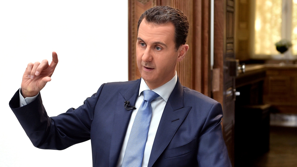 Syria''s President Bashar al-Assad speaks during an interview with Croatian newspaper Vecernji List in Damascus