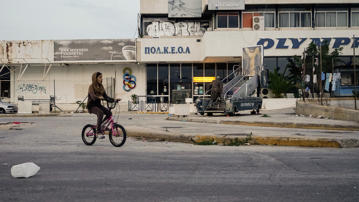 Elliniko refugee camp 4