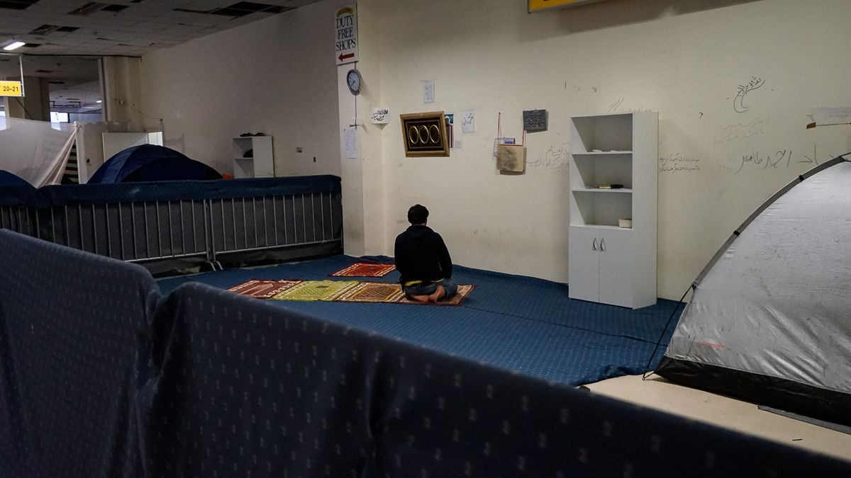 Elliniko refugee camp 9