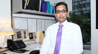 Hasan Shafiqullah, a supervising lawyer at the Immigration Unit of New York's Legal Aid Society [Anton Brookes/Al Jazeera]