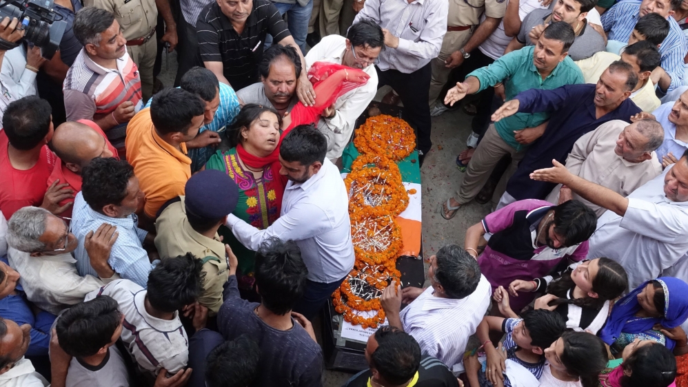 Killed Indian troopers mourned in Chachian