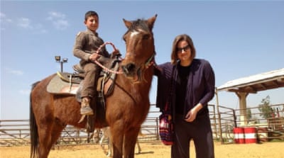 Equine therapy with Syrian refugees in Lebanon [Photo courtesy of Emily O'Dell]